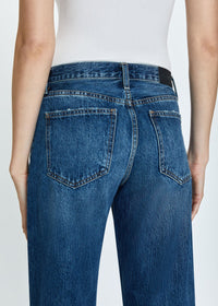 Lexi Mid Rise Bowed Straight - Artisan