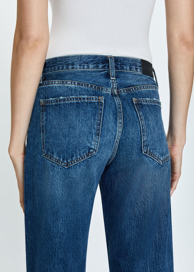 Lexi Mid Rise Bowed Straight - Artisan