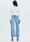 Lexi Mid Rise Bowed Straight - Satellite