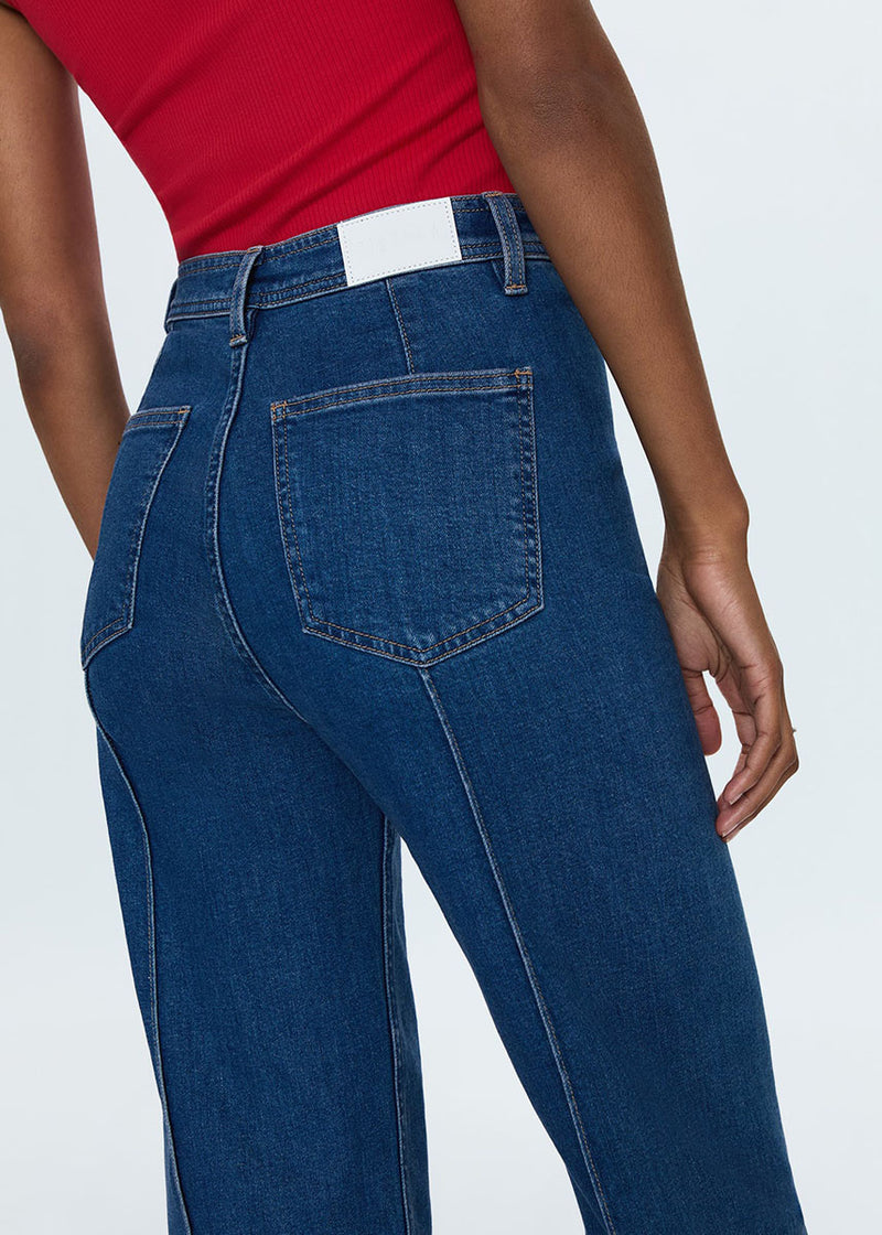 Penny Pintuck High-Rise Wide Leg - Country Club