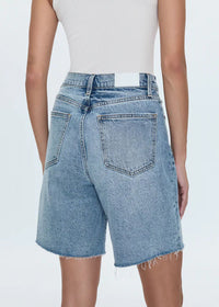 Kaylee High-Rise Pinched Loose Straight Short - Boulder