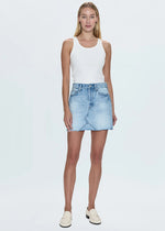 Kat High-Rise Vintage Mini Skirt - Academia