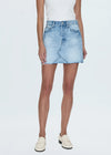 Kat High-Rise Vintage Mini Skirt - Academia