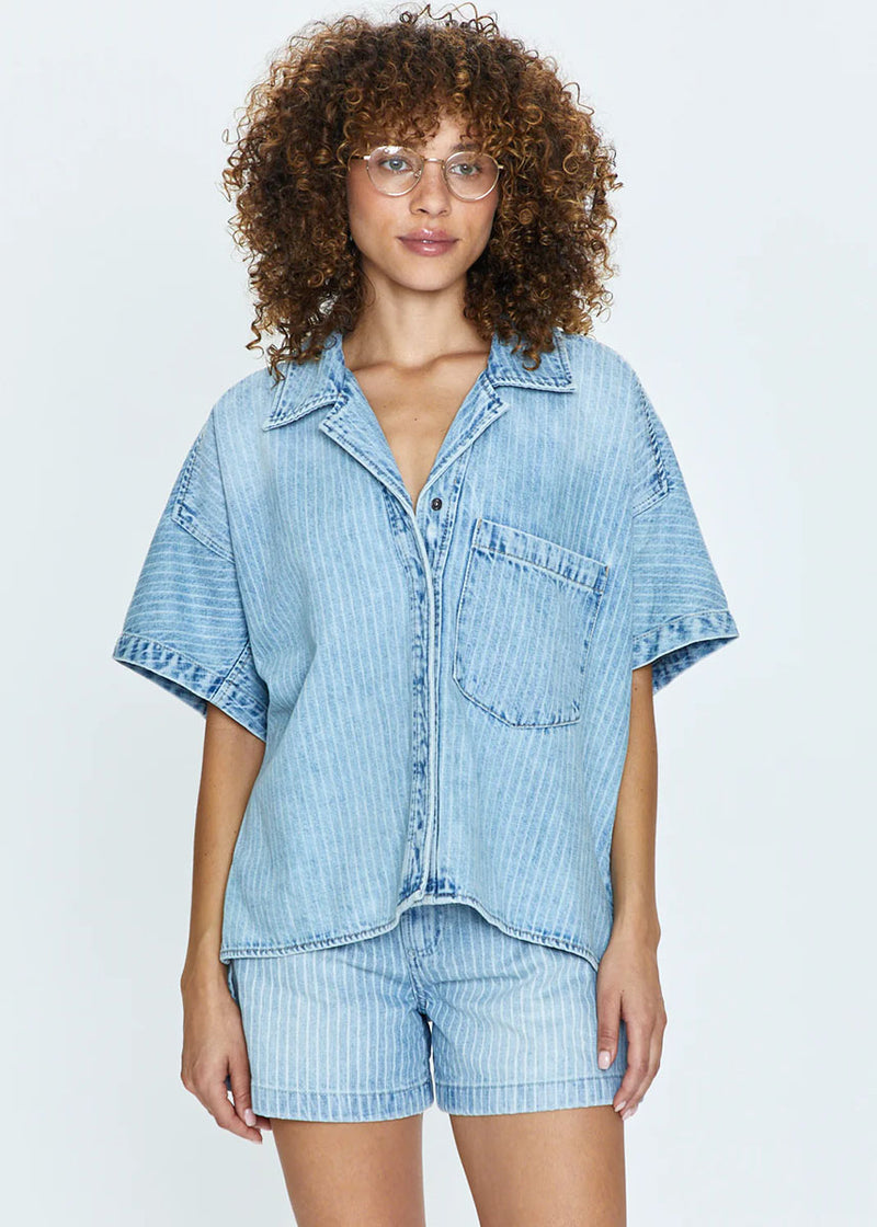 Della Camp Shirt - Canopy Stripe