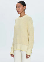 Tina Crewneck Sweater - Soft Yellow