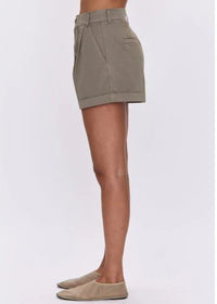 Felix Pleated Short - Soft Moss