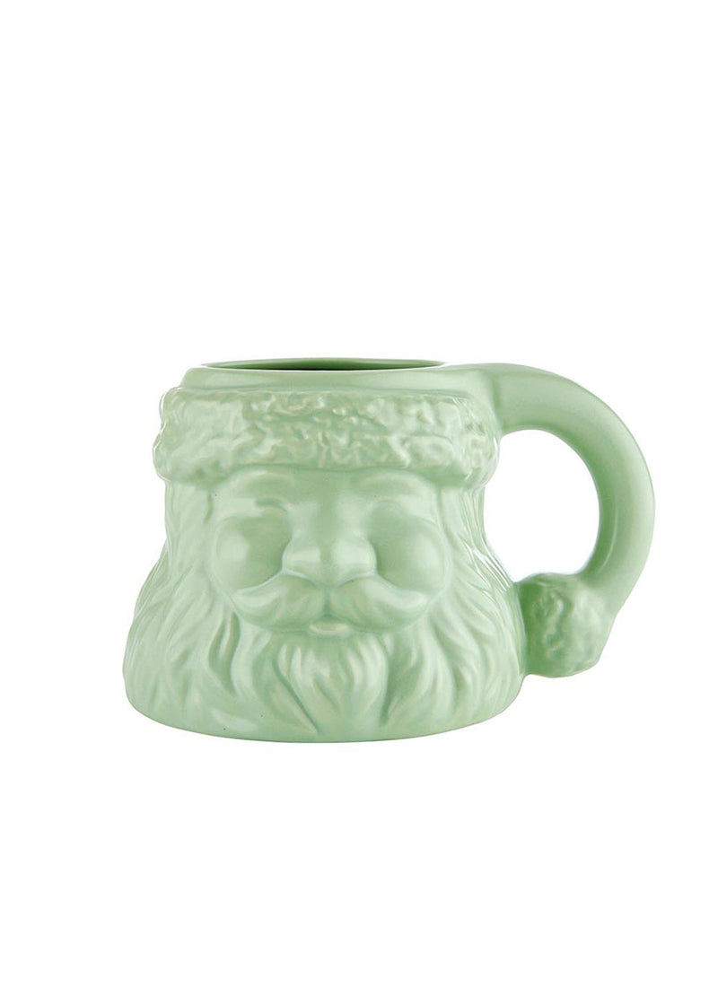 Santa Face Mug - Green