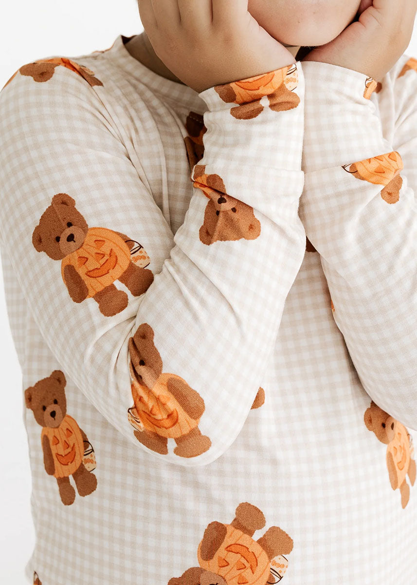 Gingham Little Boo Bear Two Piece Set