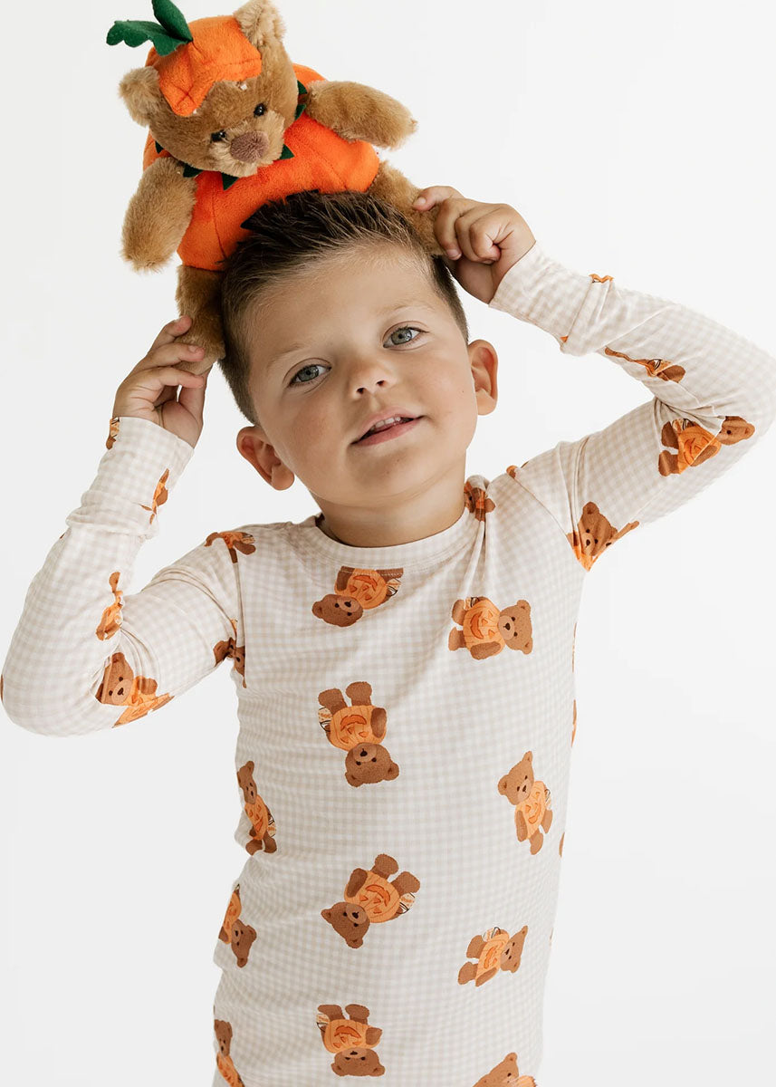 Gingham Little Boo Bear Two Piece Set