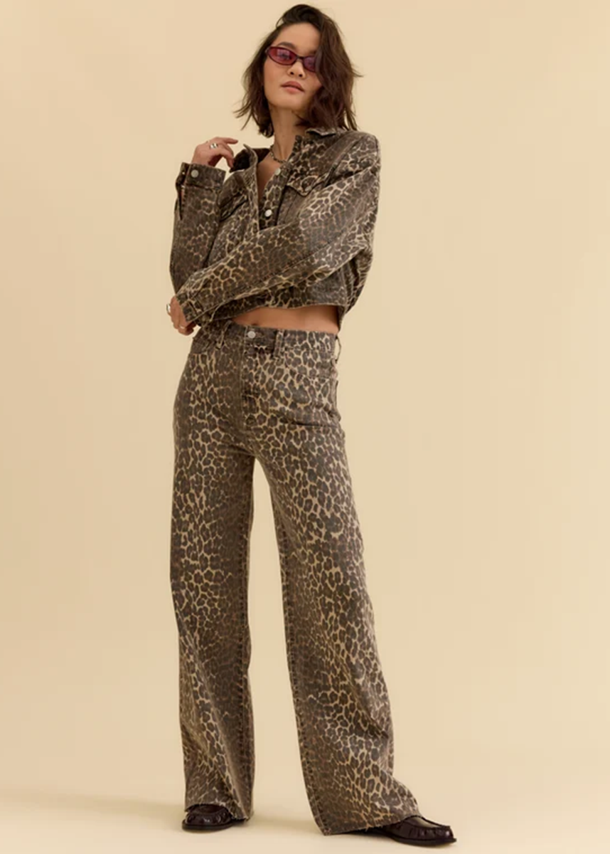 Far Out High-Rise Wide Leg - Cool Cat