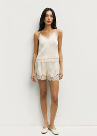 The Sera Shorts - Cream