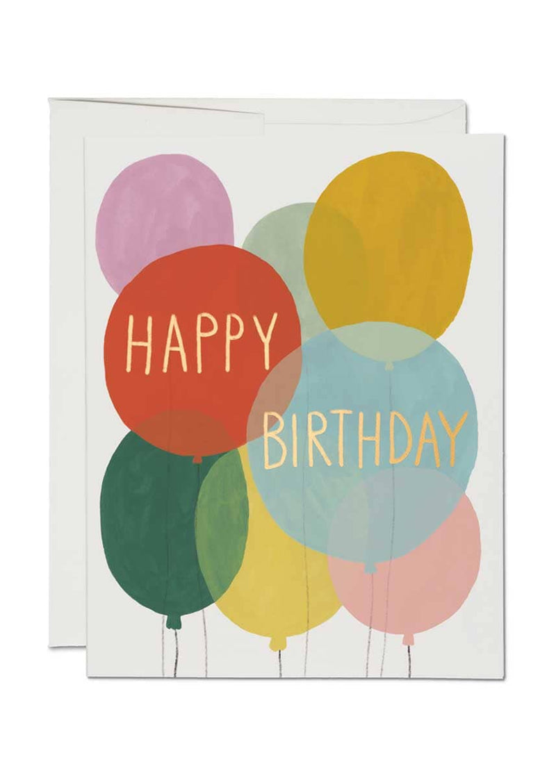 Birthday Balloons Card
