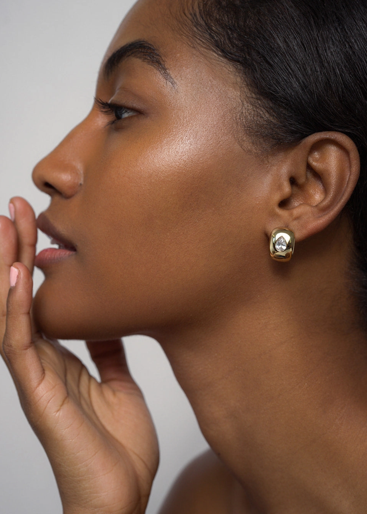 Penn Gemstone Hoops - Cubic Zirconia