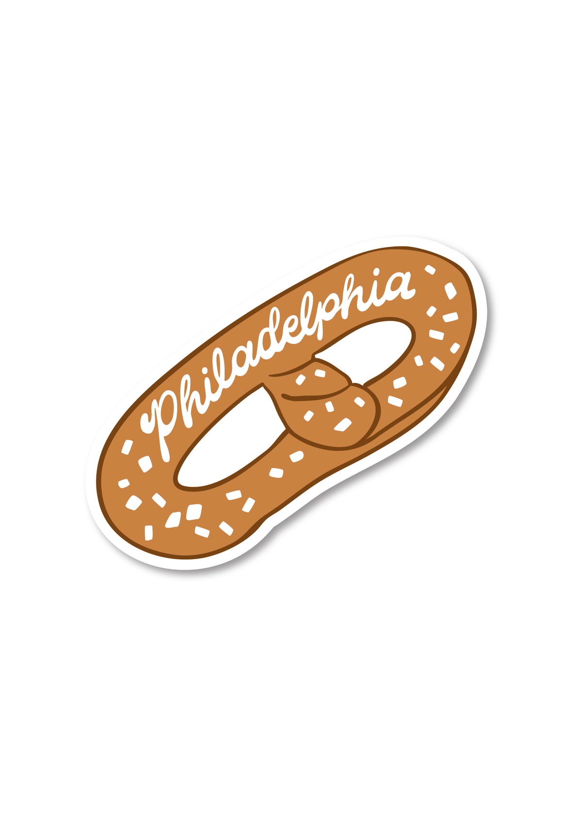 Philly Pretzel Sticker