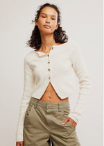 Sydney Shrunken Cardi - Optic White