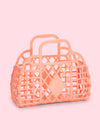 Small Retro Basket - Coral