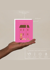 Pink New Home Card