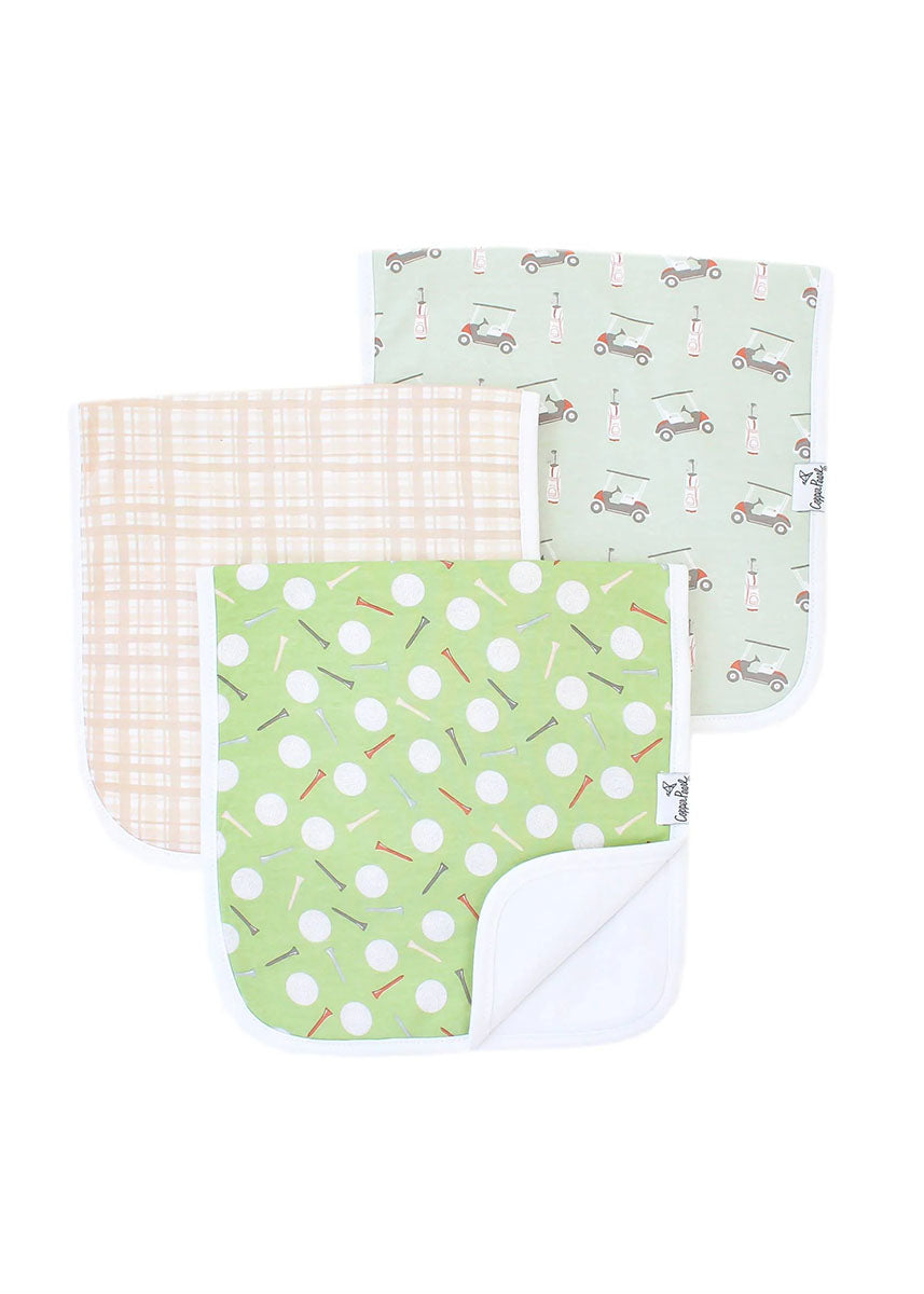 Bogey Burp Cloth Set - 3-Pack