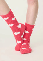 Fun Socks - Ruby Red Hearts