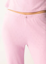 More Amour Banded Pant - Azalea