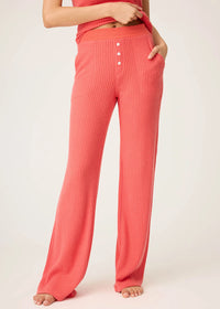 Morning Waffles Lounge Pants - Scarlet