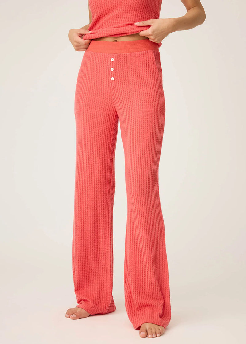 Morning Waffles Lounge Pants - Scarlet