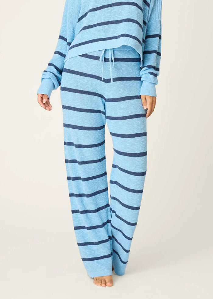 Cozy Up Cotton Sweater Pant - Blue Bird