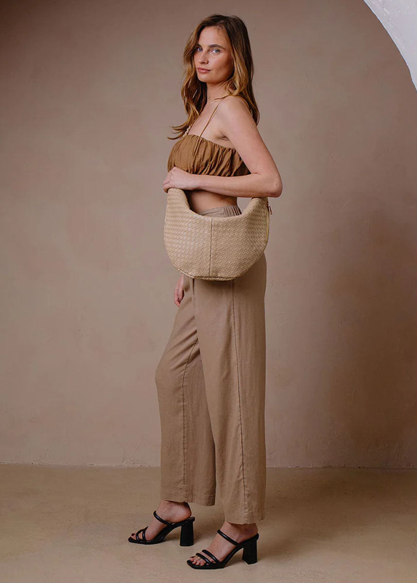 Raquel XL Recycled Vegan Bag - Mushroom