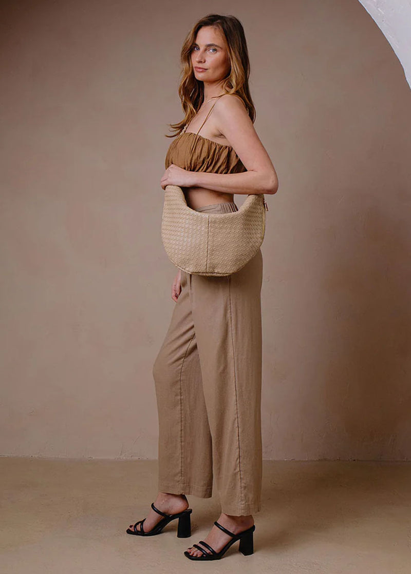 Raquel XL Recycled Vegan Bag - Mushroom