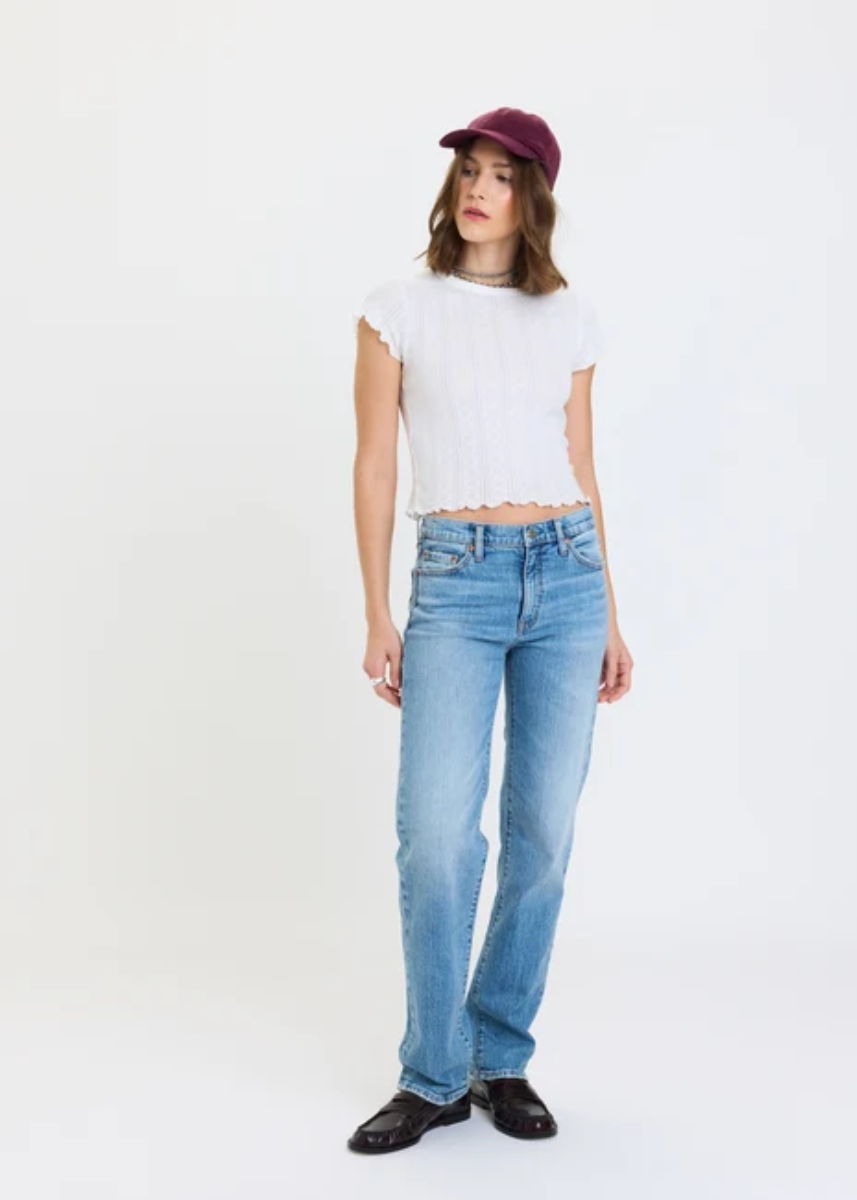 Rebel Mid-Rise Slim Straight - On Repeat