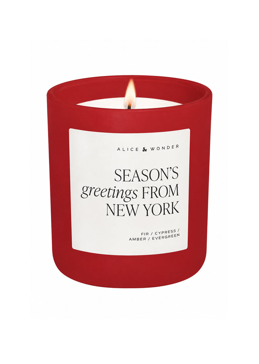 Season’s Greetings From New York Candle