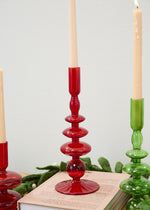 Wizard Candlestick Holder - Large Red