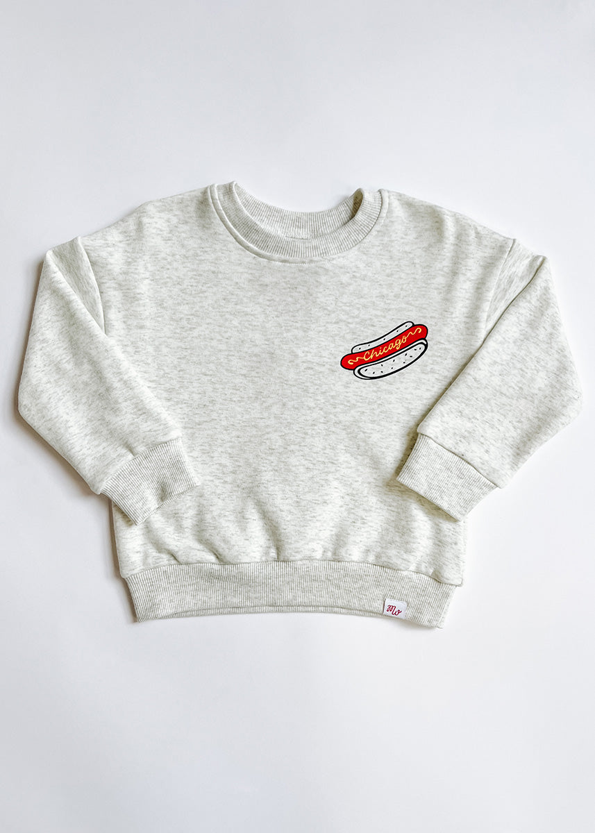 Hot Dog, Deep Dish, Repeat Sweatsuit Set