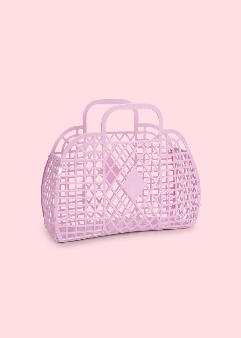 Small Retro Basket - Lilac