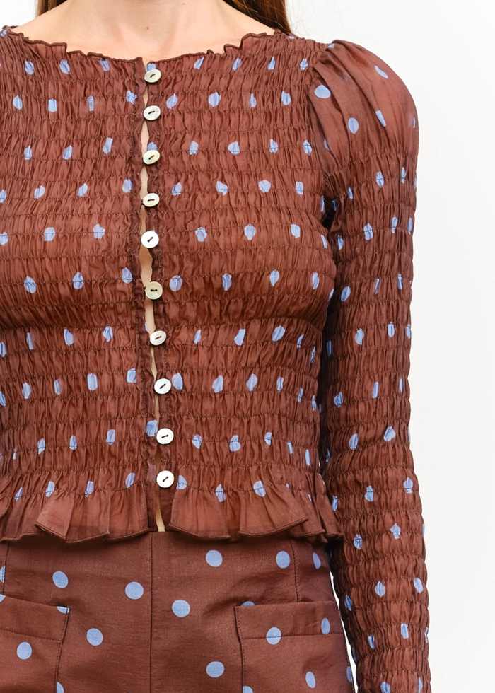 Rhodes Top - Brown