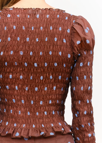 Rhodes Top - Brown