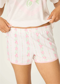 Roses Are Pink Short - Ivory