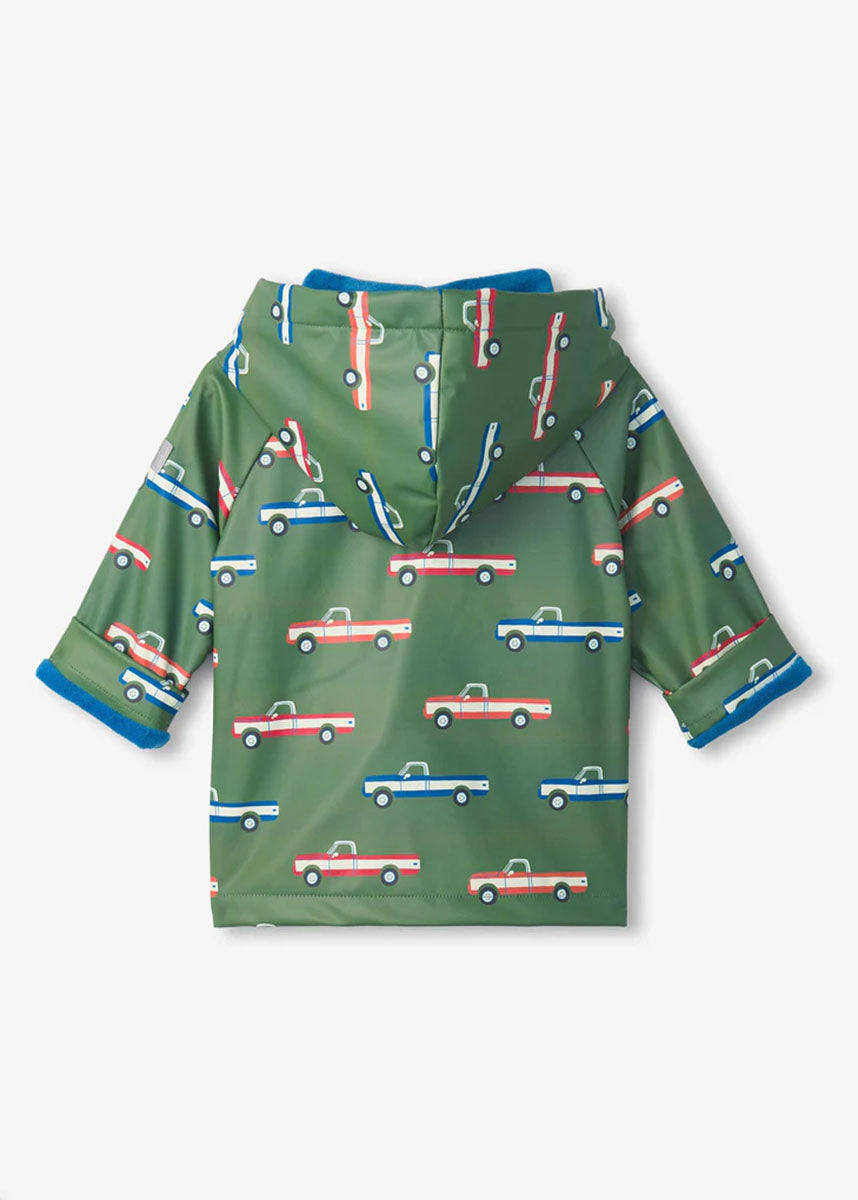 Snap Raincoat - Big Trucks
