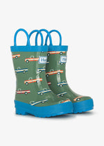 Handled Rain Boots - Big Trucks