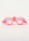 Melody The Mermaid Mini Swim Goggles - Neon Strawberry