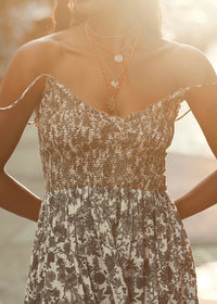 Sweet Nothings Midi Dress - Tea Combo