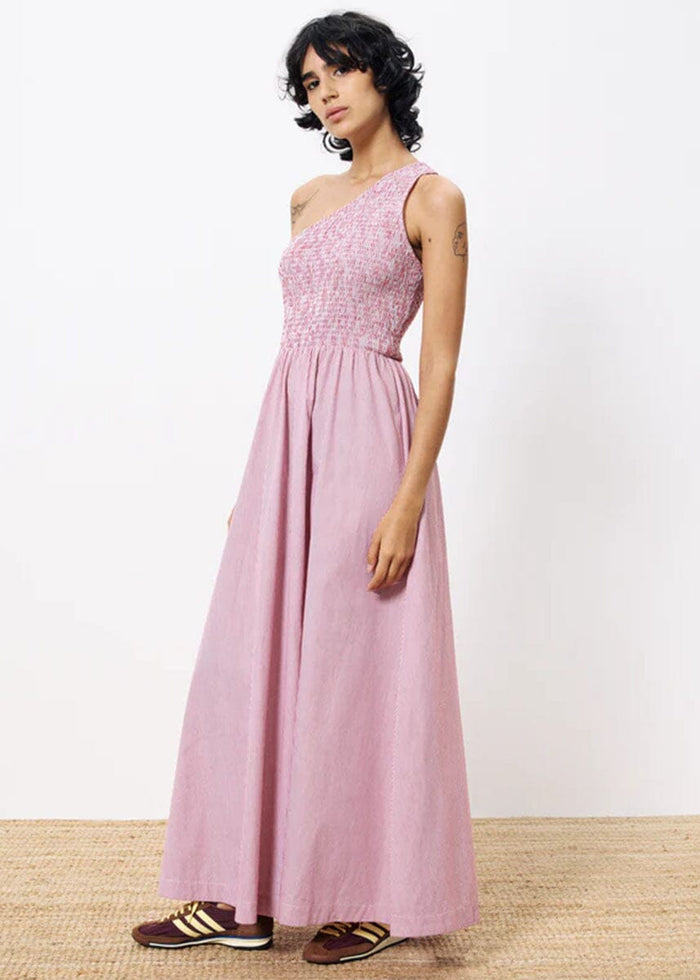 Afsa One-Shoulder Dress - Rouge