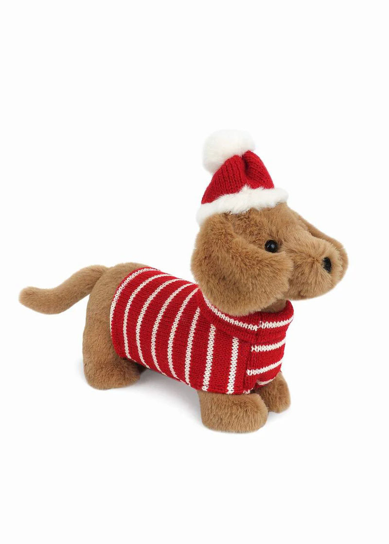 Jingle Holiday Dachshund Plushie
