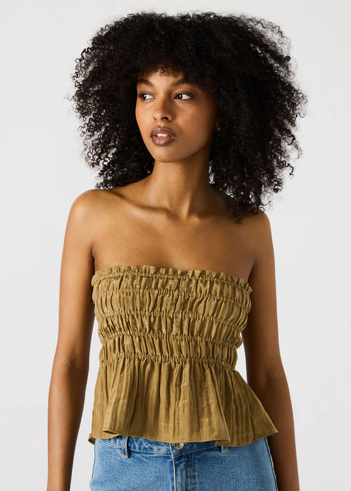 Cambria Top - Deep Olive