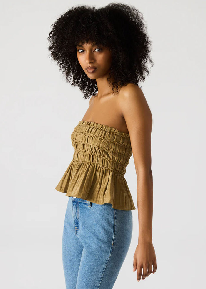 Cambria Top - Deep Olive