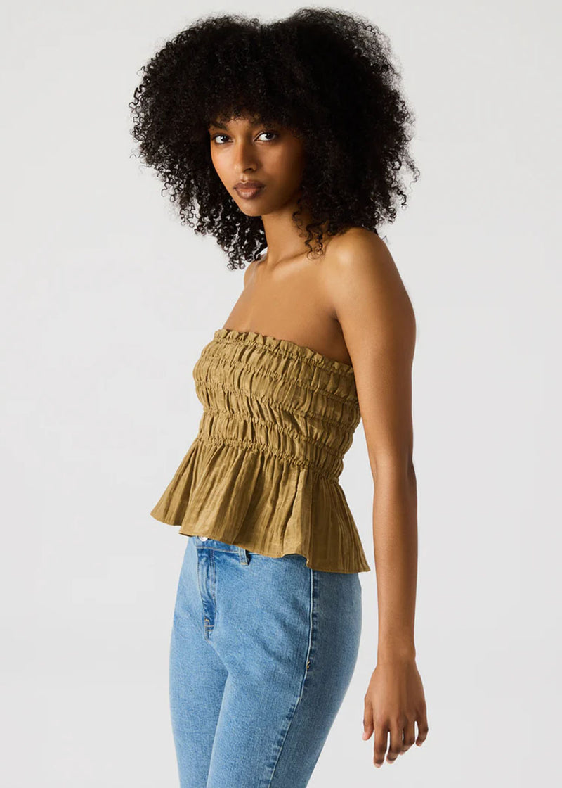 Cambria Top - Deep Olive