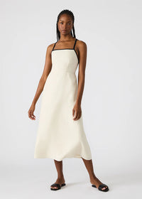 Riyan Midi Dress - Natural