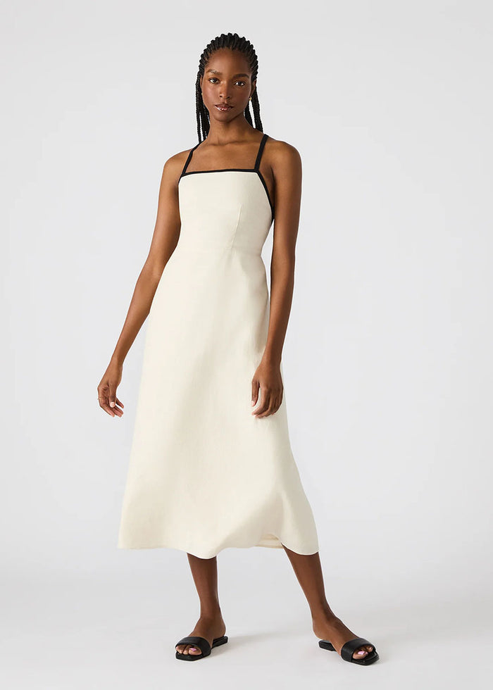 Riyan Midi Dress - Natural