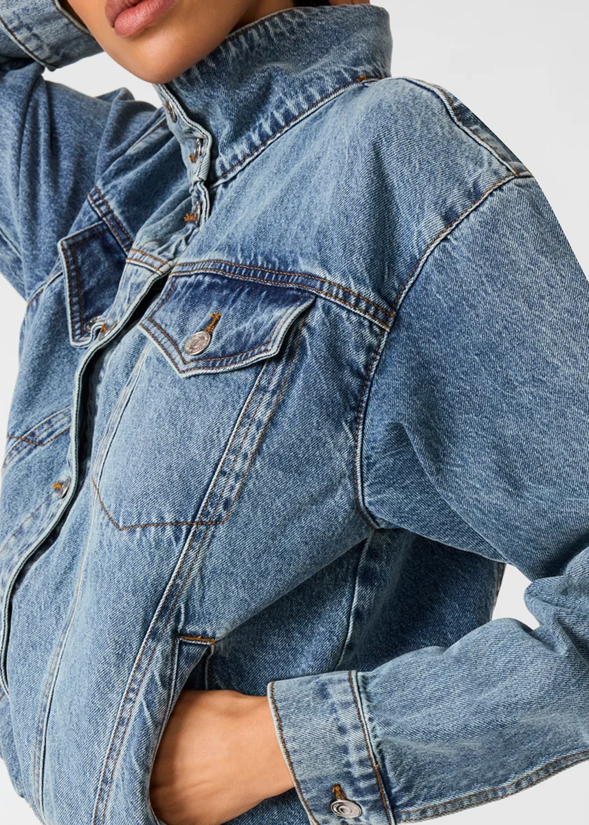 Allyson Denim Jacket - Imperial Blue