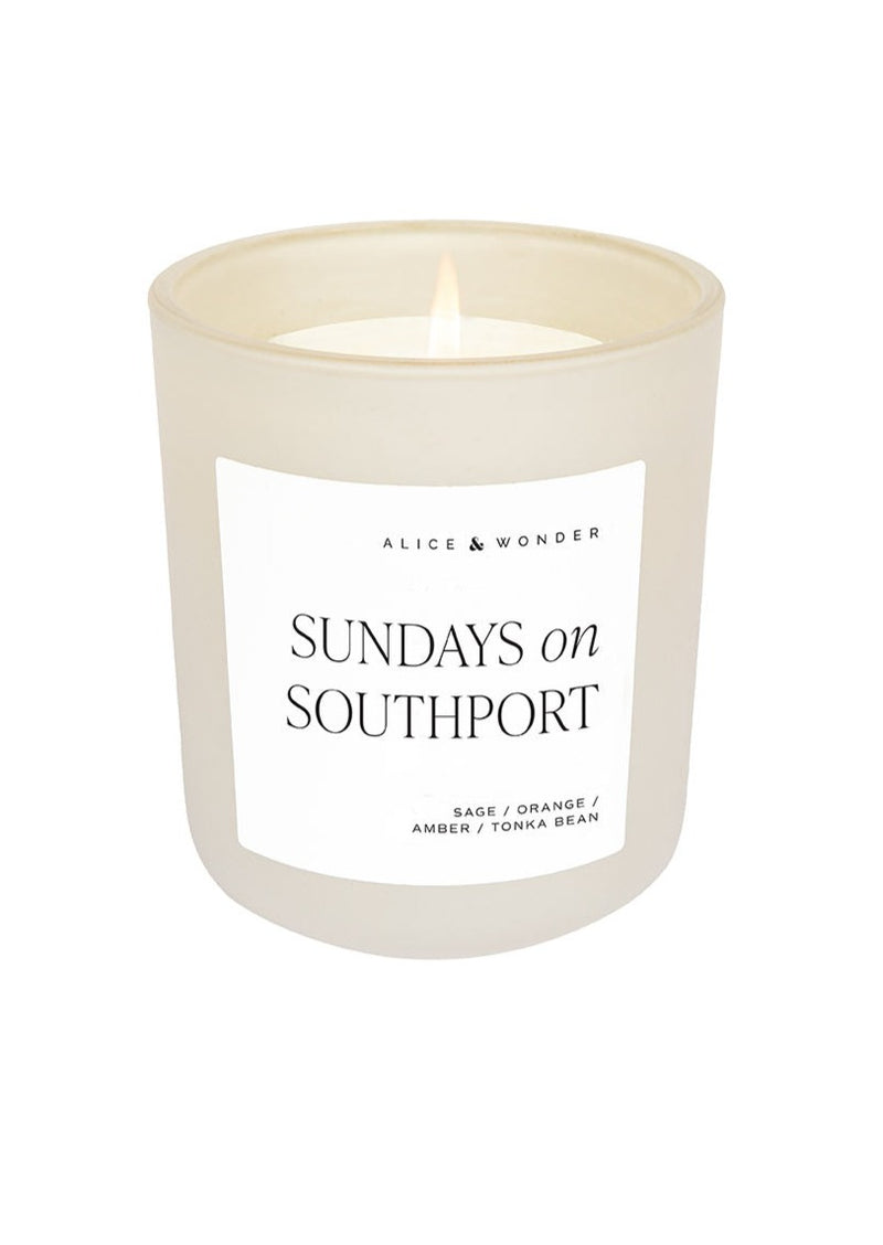 Sundays on Southport Soy Candle – 15oz